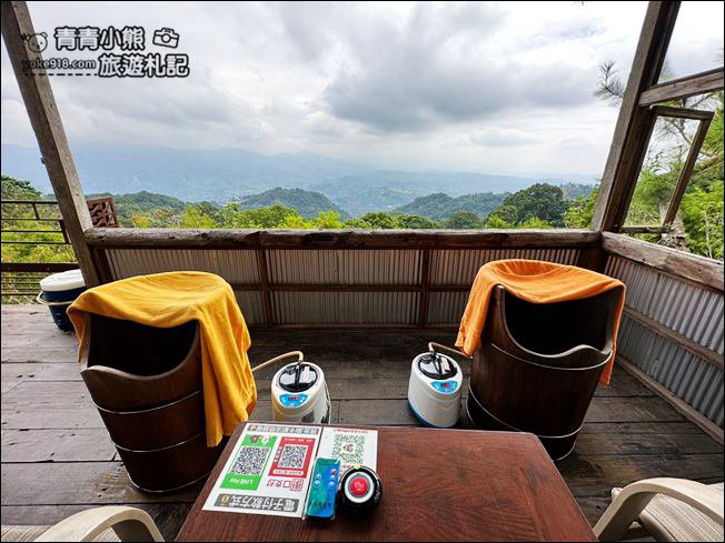 苗栗》鍾鼎山林・薑麻園附近的雲海景觀咖啡廳~老薑蒸足浴.賞景蒸足好放空 @青青小熊＊旅遊札記