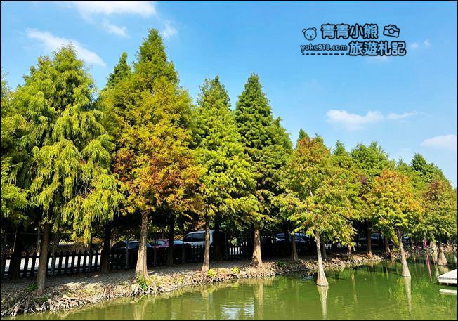 雲林景點》滿滿的粉紅泡泡，浪漫莊園拍照去~水上涼亭太放空 @青青小熊＊旅遊札記