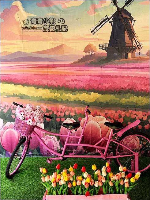 雲林景點》滿滿的粉紅泡泡，浪漫莊園拍照去~水上涼亭太放空 @青青小熊＊旅遊札記