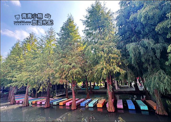 雲林景點》滿滿的粉紅泡泡，浪漫莊園拍照去~水上涼亭太放空 @青青小熊＊旅遊札記