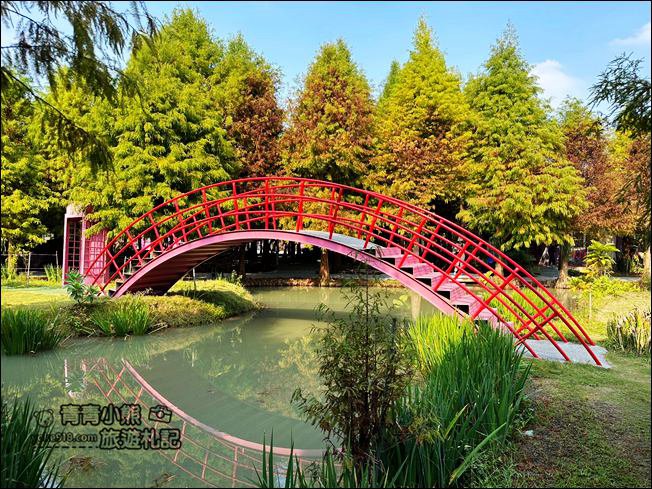 雲林景點》滿滿的粉紅泡泡，浪漫莊園拍照去~水上涼亭太放空 @青青小熊＊旅遊札記