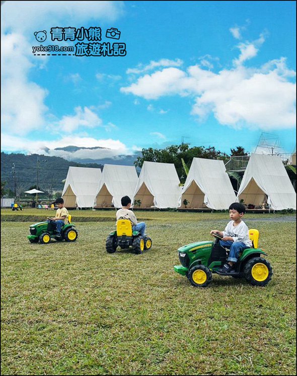 宜蘭景點》稻庄親子休閒農場，小朋友愛的電動拖拉機免費開，還有小動物跟仙人掌DIY @青青小熊＊旅遊札記