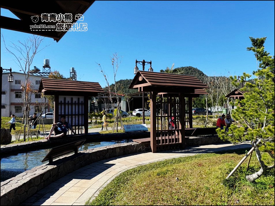 南投新景點》埔里福興溫泉區親子公園~小孩免費玩，大人可以暖暖泡泡腳 @青青小熊＊旅遊札記