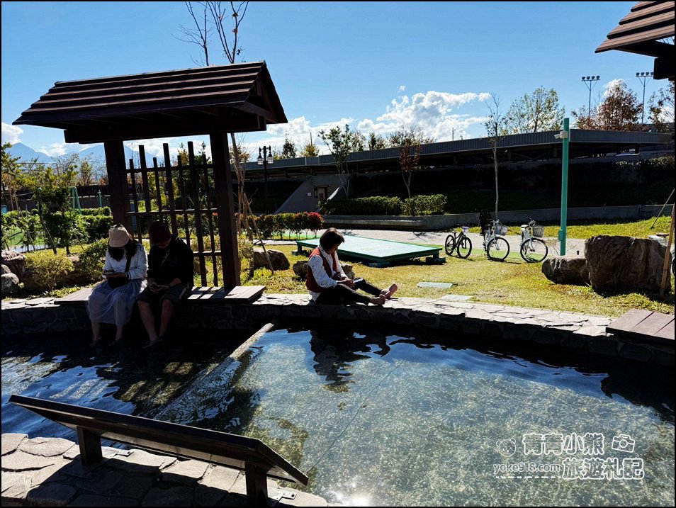 南投新景點》埔里福興溫泉區親子公園~小孩免費玩，大人可以暖暖泡泡腳 @青青小熊＊旅遊札記