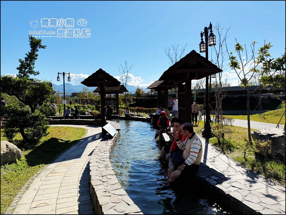 南投新景點》埔里福興溫泉區親子公園~小孩免費玩，大人可以暖暖泡泡腳 @青青小熊＊旅遊札記