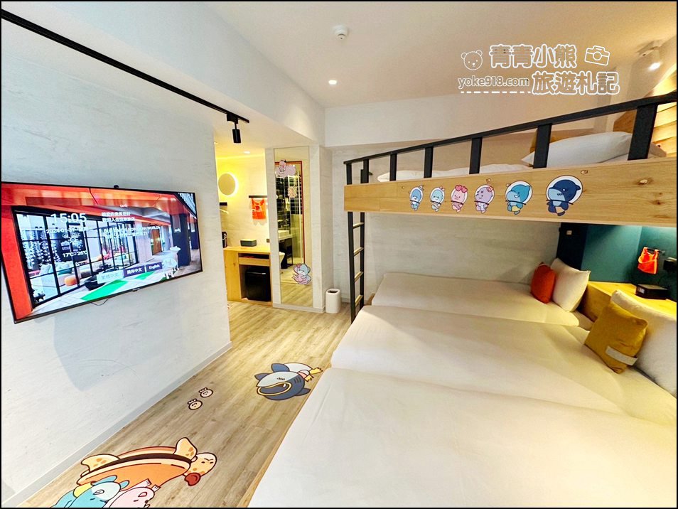 花蓮市區住宿推薦》超chill的花蓮悅樂旅店，宵夜泡麵免費吃~下午還有小餅乾爆米花飲料通通任你吃 @青青小熊＊旅遊札記
