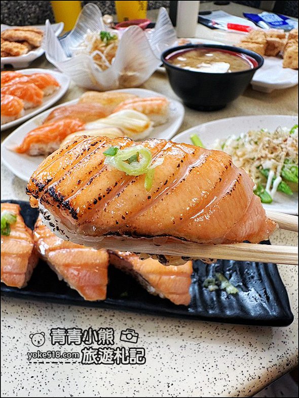 嘉義在地美食推薦》平價美味的體育館壽司，評價4.2分在地人也愛的日式美食 @青青小熊＊旅遊札記