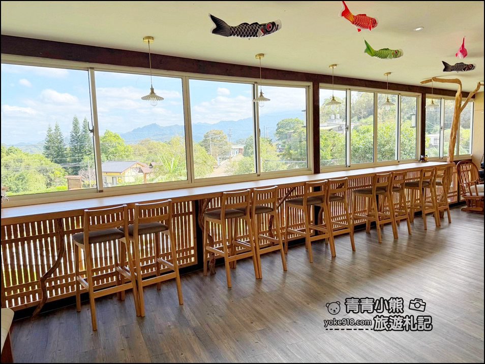 苗栗景點》山上村Hill cafe~隱身山林中的日式建築，山中秘境濃濃和風 @青青小熊＊旅遊札記