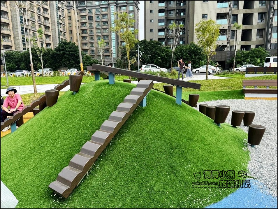 桃園新景點》華興池生態埤塘公園~.美麗的水上步道.玻璃觀景咖啡廳.好玩的兒童遊具 @青青小熊＊旅遊札記