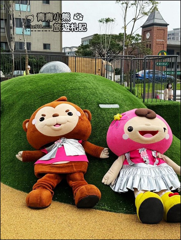 桃園新景點》華興池生態埤塘公園~.美麗的水上步道.玻璃觀景咖啡廳.好玩的兒童遊具 @青青小熊＊旅遊札記