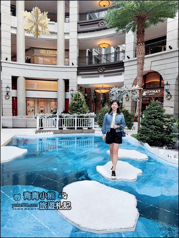 台北景點》2024最新聖誕燈飾~信義區下雪了，白雪秘境,巨大禮物盒,水晶球，還有雪景聖誕樹 @青青小熊＊旅遊札記