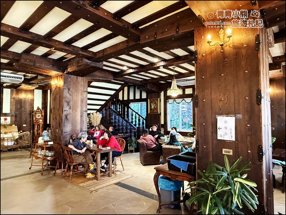 南投埔里新景點》超夢幻的藍色城堡茱諾法式甜點，濃濃歐風~南投美拍新亮點 @青青小熊＊旅遊札記
