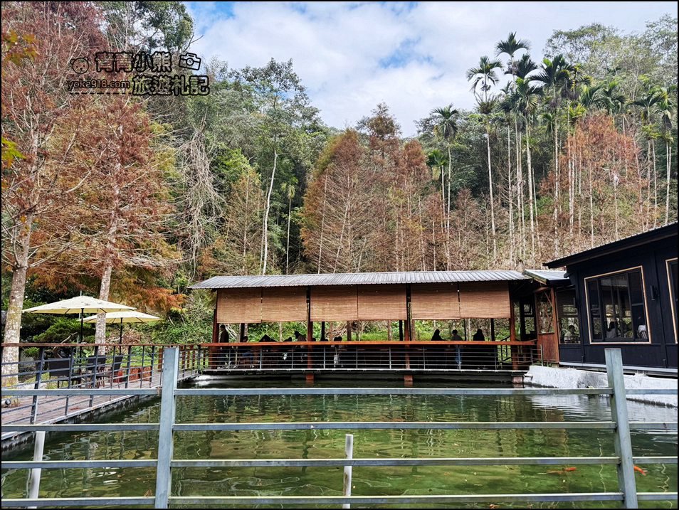南投景點》隱藏版金井珈琲，群山環抱綠水森林好愜意，咖啡，甜點跟窯烤都讓人驚艷 @青青小熊＊旅遊札記