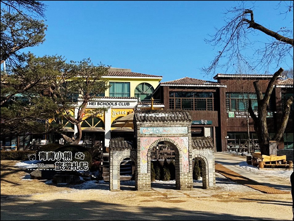 首爾自由行》南怡島.小法國村一日遊推薦，看冰谷或賞花餵羊駝，這樣的一日遊也太好玩 @青青小熊＊旅遊札記