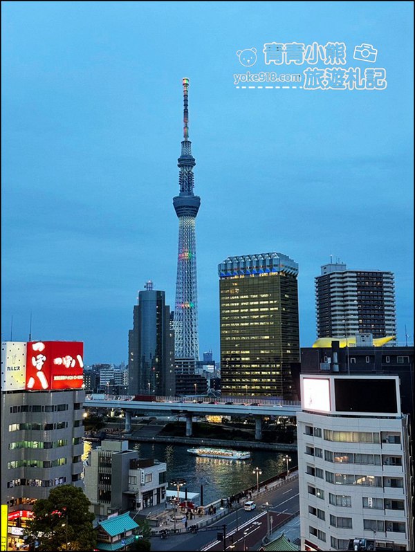 淺草一日遊景點》淺草吃小吃炸肉餅.吃百年天丼.免費觀景臺看夜景.找巨大Hello kitty~一日遊這樣也好玩 @青青小熊＊旅遊札記