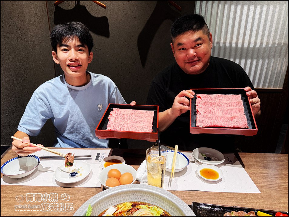 福岡必吃壽喜燒》西新初喜 KUTEN 博多店，超美味和牛，舒適優雅的環境讓美味加倍 @青青小熊＊旅遊札記