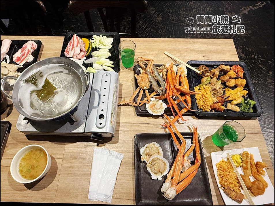 北海道美食》JAPANESE BUFFET DINING  伝－螃蟹餐廳~三大螃蟹吃到飽，滿足你對蟹肉的渴望 @青青小熊＊旅遊札記