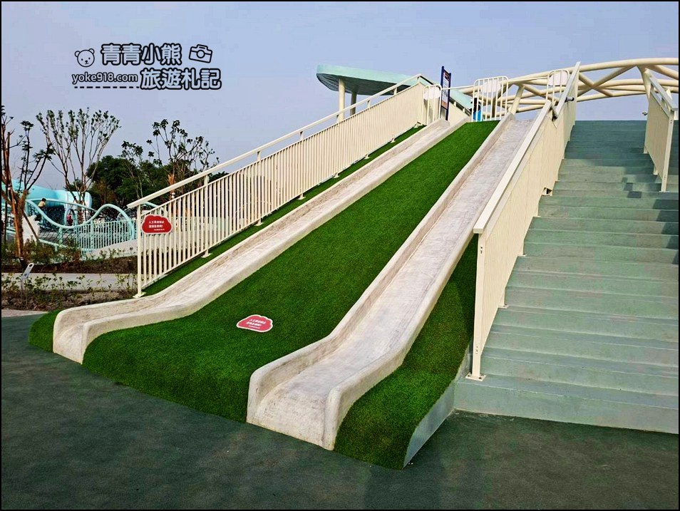 彰化新景點》八卦山天空遊戲場～粉嫩雲朵系樂園，登上天空眺望台賞景好療癒！ @青青小熊＊旅遊札記