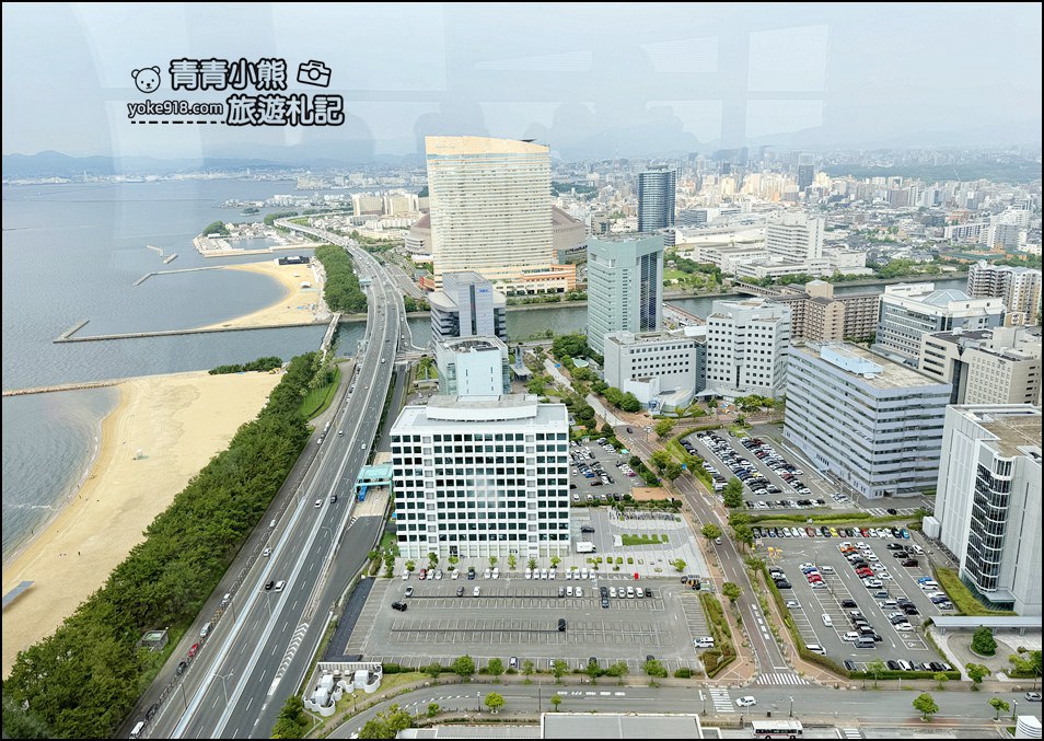 福岡自由行推薦》必訪福岡塔 Fukuoka Tower｜最高海濱展望塔夜景、親子旅遊、情侶約會全攻略 @青青小熊＊旅遊札記