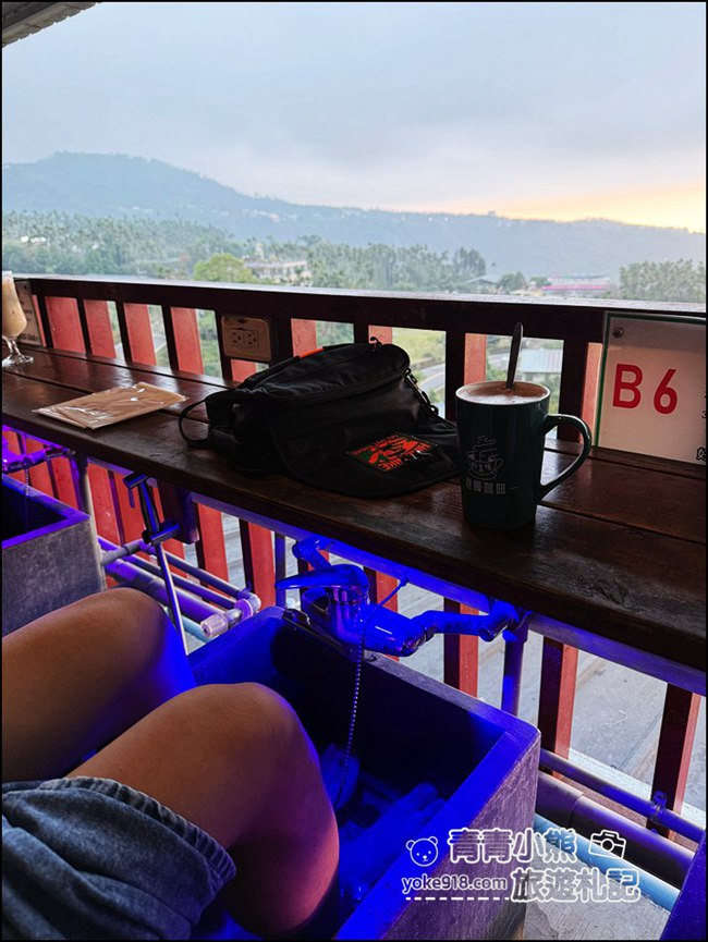 雲林景點》好星晴夜景泡腳咖啡廳~超享受的古坑夜景秘境，邊泡腳邊看百萬夜景 @青青小熊＊旅遊札記