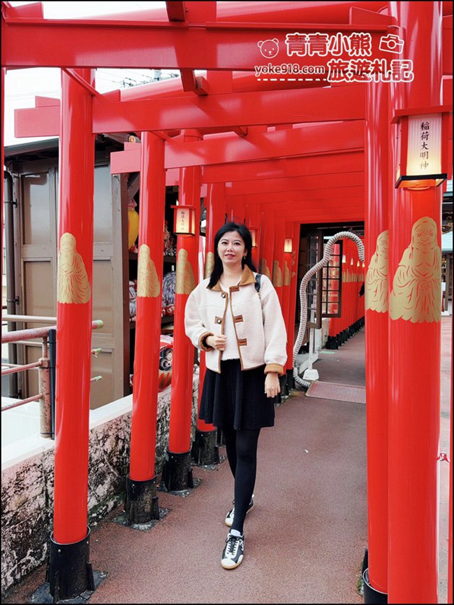 沖繩景點推薦》首里西來院達摩寺，超可愛的達摩還有鳥居隧道好逛好好拍 @青青小熊＊旅遊札記