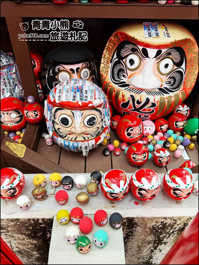 沖繩景點推薦》首里西來院達摩寺，超可愛的達摩還有鳥居隧道好逛好好拍 @青青小熊＊旅遊札記