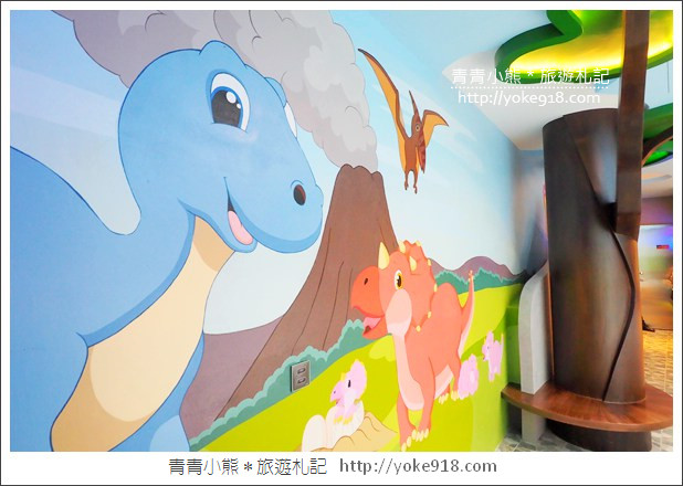 彰化住宿推薦》晨荷精品渡假旅館.鹿港親子溜滑梯旅店好吸睛 @青青小熊*旅遊札記